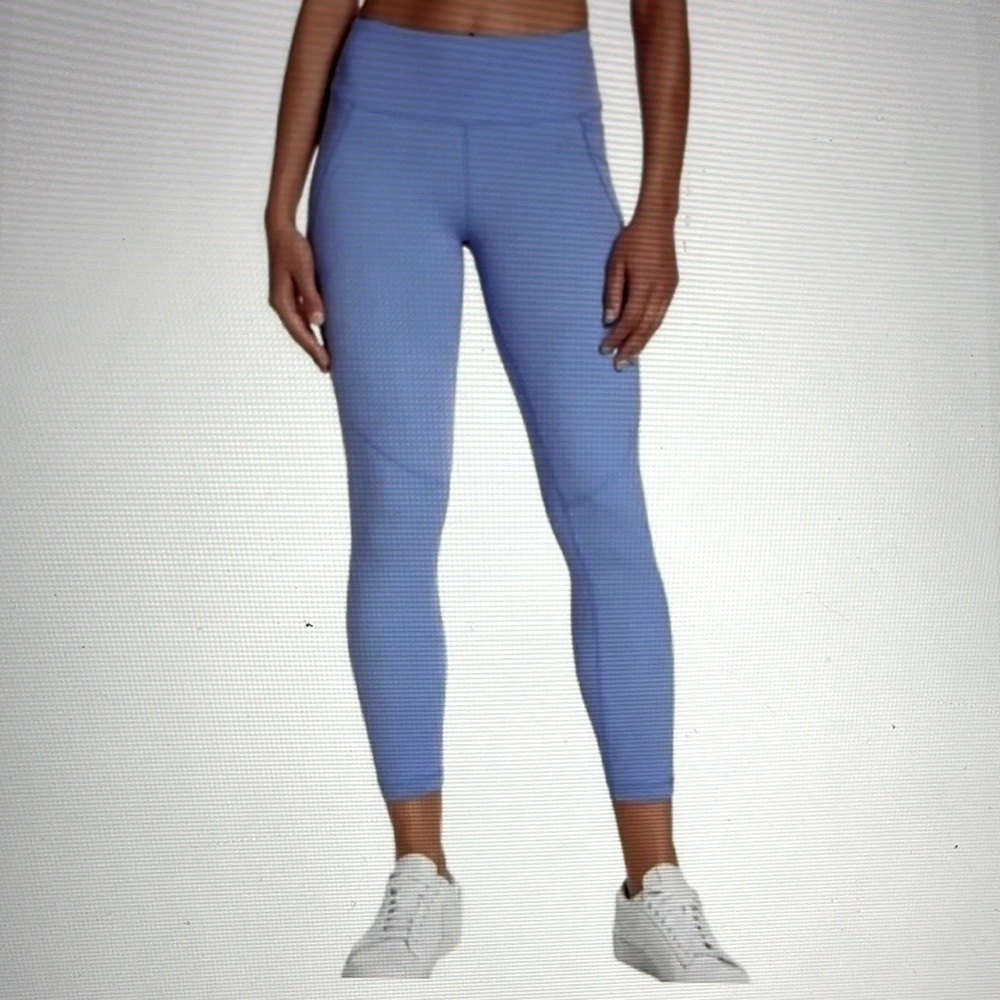 Sweaty Betty Cornflower Blue Power Pocket 7/8 Leggings Size 8